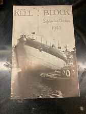 Manitowoc Shipbuilding The Keel Block Sept-Oct 1943 Pamphlet-WW2 Ship Naval Info picture