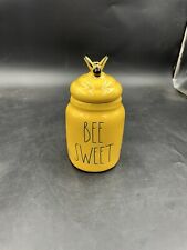 Rae Dunn BEE SWEET  Canister Yellow. picture