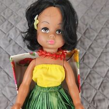 Vintage Lanakila Crafts Hawaii Hula Dancer Doll Hawaiian Wahini Grass Skirt picture