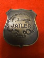 Brass Old West Badge 'Jailer' *costume* old west * gift picture