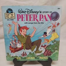 1977 Walt Disney's Story of Peter Pan Record and Read Along Book #304 picture