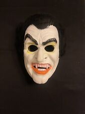Rare FESTIVAL 81 Vintage Cesar Dracula Vampire Halloween Mask w/Insert & Hair picture