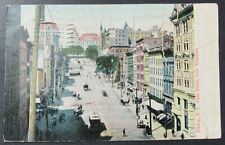 Albany New York State Street from Broadway Vintage View UDB Postcard Posted 1906 picture