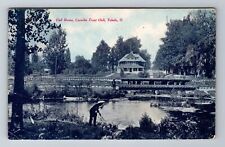 Toledo OH-Ohio, Club House, Castalia Trout Club, Antique, Vintage c1909 Postcard picture