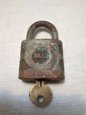 Vintage Yale Lock With Key.  It Works picture