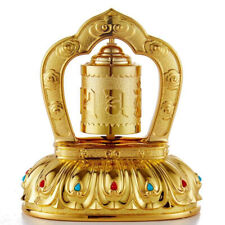 12cm Buddhism Supplies Solar Prayer Wheel Tibetan Buddha Blessing Car Decoration picture