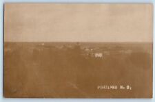 Portland North Dakota ND Postcard RPPC Photo Bird's Eye View 1907 Antique Posted picture