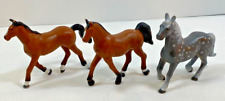 Lot of 3 Vintage 1988 Funrise Toy Horse Figures picture