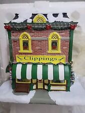 New Hawthorne Village John Deere Holiday Main Street CLIPPINGS BARBERSHOP 2005 picture