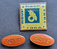 Vintage Retired Senior Volunteer Program RSVP Lapel Pins 1966 - 1991 picture