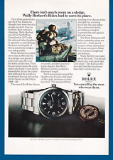 Rolex Explorer Wally Herbert Polar Eskimoes Original 1974 Vintage Print Ad picture