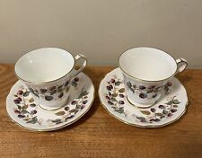 Aynsley England Bone China “Bramble Time” Tea Cups/Saucers picture