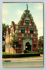Lewes DE-Delaware, Zwaanendael House, Exterior, Vintage Postcard picture