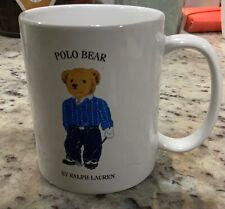 Ralph Lauren Polo GOLF BEAR Coffee Cup Mug vintage 1997 PERFECT FATHERS DAY GIFT picture