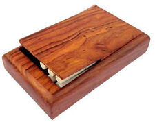 FashionFrame Handmade Wooden Pocket Cigarette Case Holder US picture