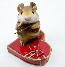 Wee Forest Folk “Cupid” Mouse by Annette & William Petersen Vintage Retired picture