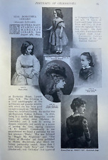 1893 Vintage Magazine Illustration Author Dorothea Gerard Madame Longard picture