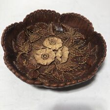 Vintage 1950’s Multi Products Inc. Molded Syroco Wood Bowl picture