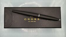 Cross ATX Rollerball Pen Basalt Black with Chrome 885-3 NEW In The Box picture