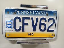 2010 PENNSYLVANIA LICENSE PLATE Motorcycle  picture