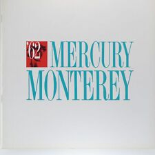 1962 Lincoln Mercury Monterey NOS Dealer Sales Brochure Catalog Print Ad picture