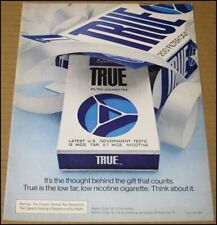 1973 TRUE Filter Cigarettes Print Ad Vintage Advertisement Lorillard Tobacco picture