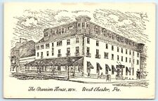 POSTCARD The Mansion House Hotel West Chester Pennsylvania Fox Hunters Rendezvou picture