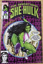 THE SENSATIONAL SHE-HULK #1 Mike Mayhew Studio Variant Cover A Trade Signed COA picture