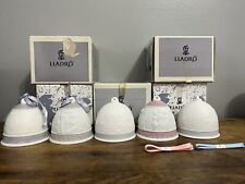 Lot of 5 Lladro Christmas Bells  1991, 1993, 1994, 1995, And 1996. With Boxes picture
