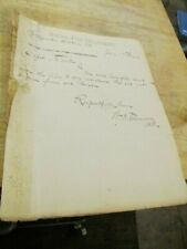 Authentic January 19, 1886 Boston Fire Department Orders Page Handwritten picture