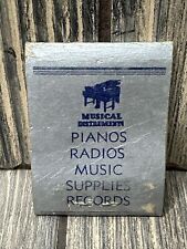Vintage Julius Music House York PA Instruments Matchbook Advertisement picture