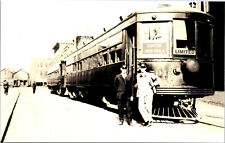 1928 NOT&L Depot New Philly Railway Postcard Trolley Interurban RPPC Reprint picture