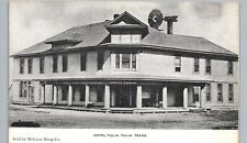 HOTEL TULIA c1910 tulia tx original antique postcard texas history picture