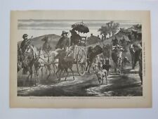 Original Edwin Forbes Civil War Lithograph INVASION OF MARYLAND by General Early picture