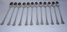 12 Oneida Matching Ice Tea Spoons in Original Plastic Wrappers, Stainless Steel picture