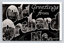 RPPC Big Letter Multi View Greetings From Old Orchard Maine ME Postcard picture