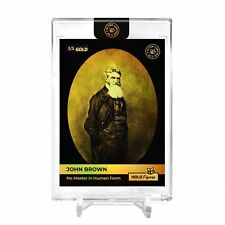 JOHN BROWN No Master in Human Form Holo Gold Card 2023 GleeBeeCo #JHNM-G 1/1 picture