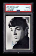PSA 8 PAUL McCARTNEY of THE BEATLES 1964 O-Pee-Chee Card #4 (3rd Highest Grade) picture