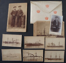9 photo Imperial Navy 1890/1910 SMS Bremen Bavaria Irene Germany picture