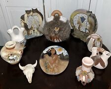 Beautiful Lot of Vintage Southwestern/Native American Pottery 10 Pieces picture