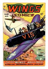Wings Comics #60 GD- 1.8 1945 picture