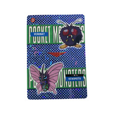 Venonat/Venomoth 602 Pocket Monsters Vending Machine Sticker Card (mint) picture