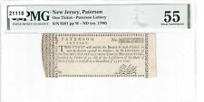 [Alexander Hamilton] Post-Revolutionary War Paterson, NJ Lottery Ticket picture