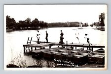 Lakeville MI-Michigan, RPPC, Fords Landing, Antique, Souvenir Vintage Postcard picture