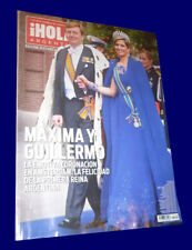 MAXIMA QUEEN OF HOLLAND CROWNING 2013 - RARE Hola #129 Magazine Argentina  picture