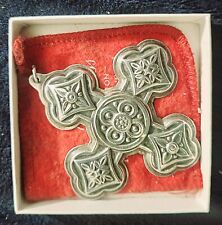 Sterling Silver 1971 Reed & Barton Christmas Cross  picture