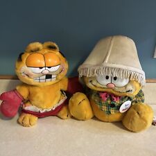 Vintage 1981 Dakin Stuffed Plush Garfield - Born to Party with Lampshade on Head picture