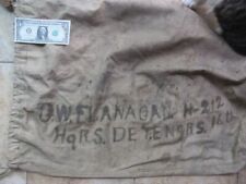 Rare Named WWI Barracks Bag, NAMED & DATED, Navy, Knapsack, Flanagan, Engineers picture