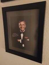 Frank Sinatra Ol Blue Eyes Signed Photo Inscribed Matted and Framed picture