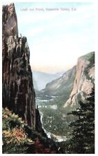 LOOK OUT POINT,YOSEMITE VALLEY,CA.VTG 1908 POSTCARD*D16 picture